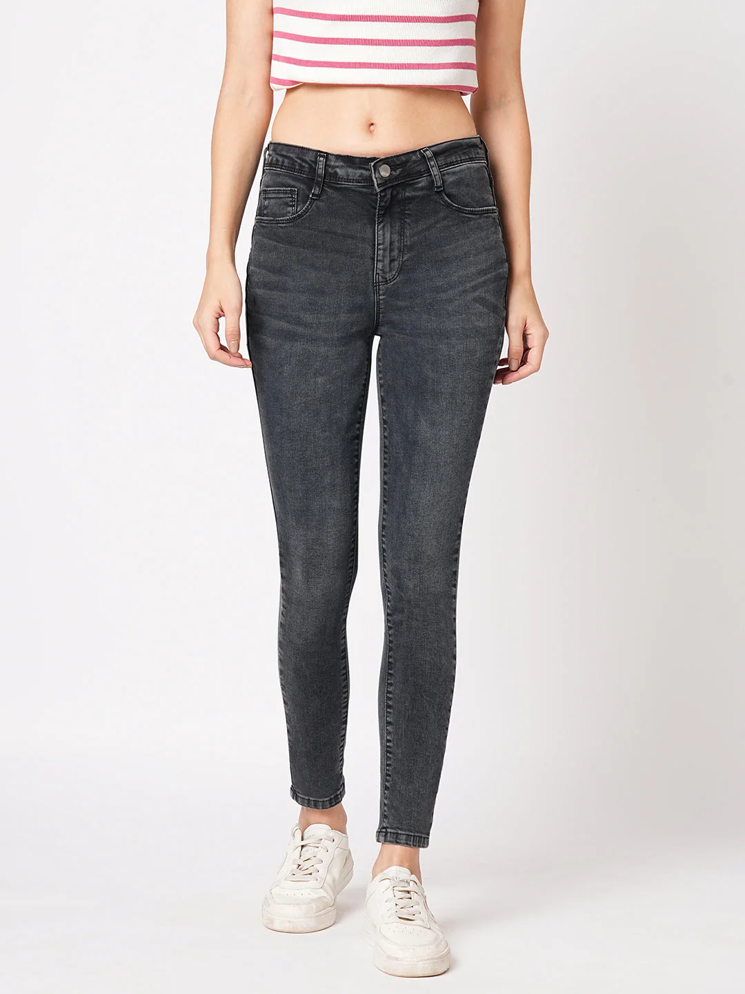 Women High-Rise Skinny Jeans - Image 2
