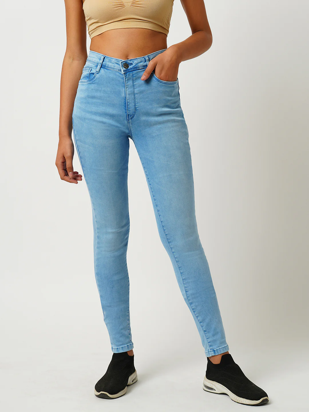 Women High-Rise Skinny Jeans - Image 2