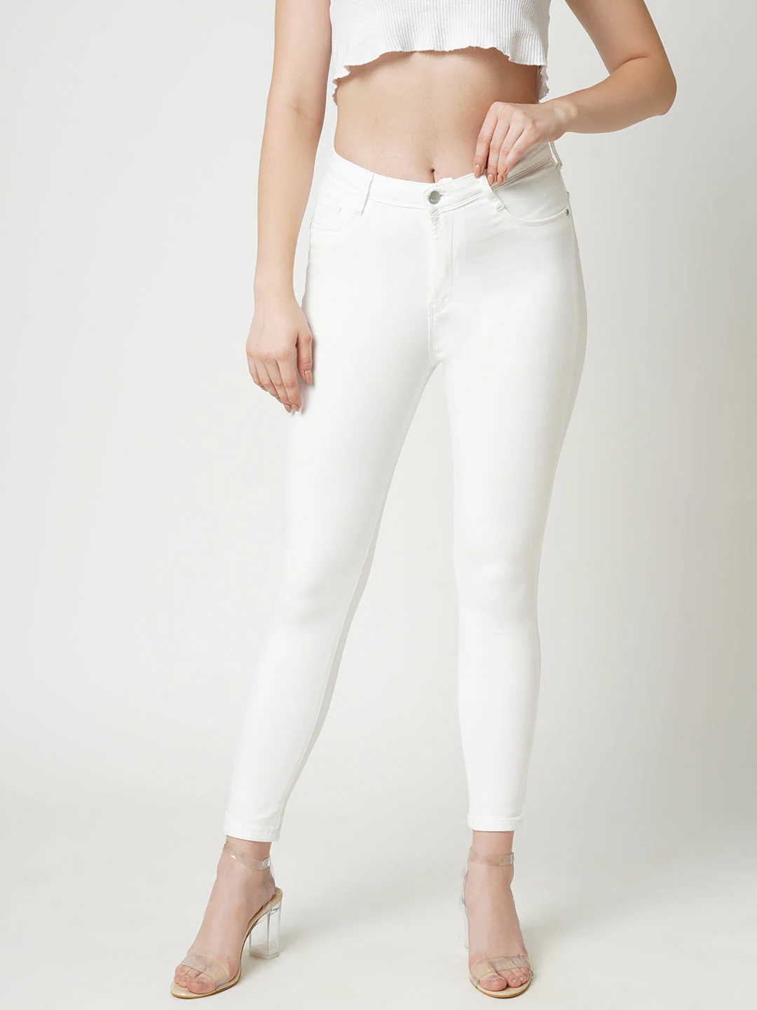 Women High-Rise Skinny Jeans - Image 2