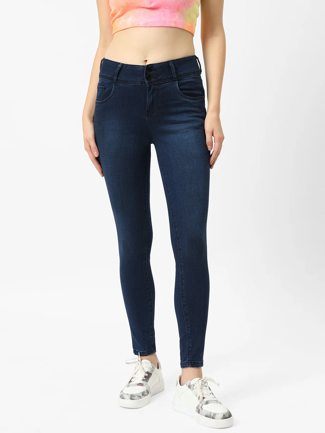 Women High-Rise Skinny Jeans - Image 2