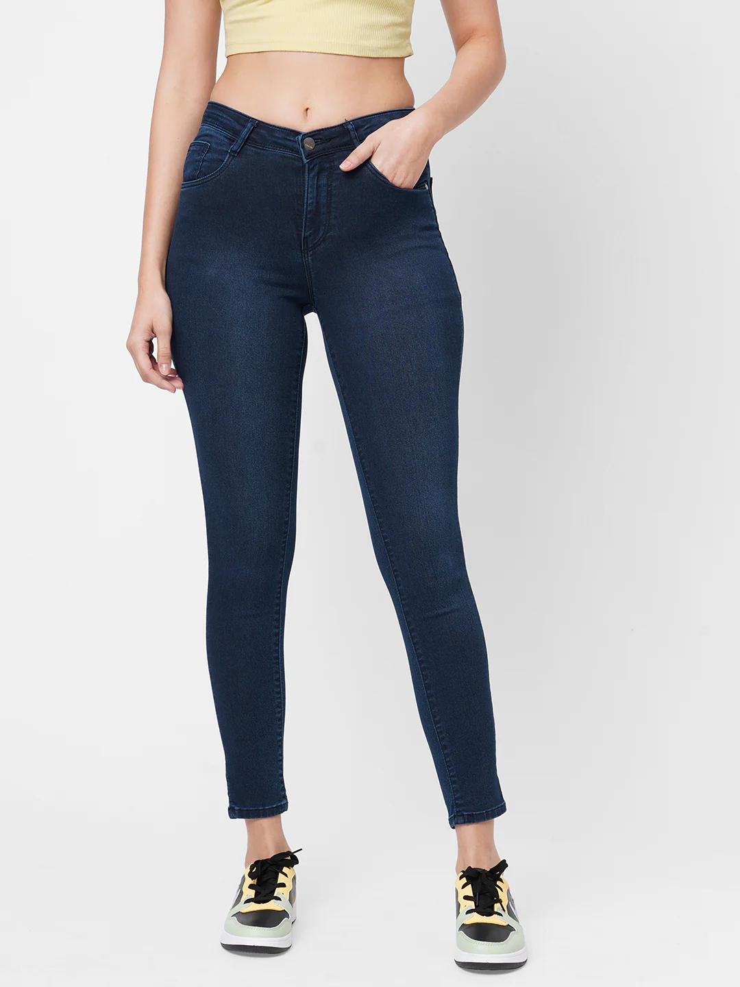 Women High-Rise Skinny Jeans - Image 2