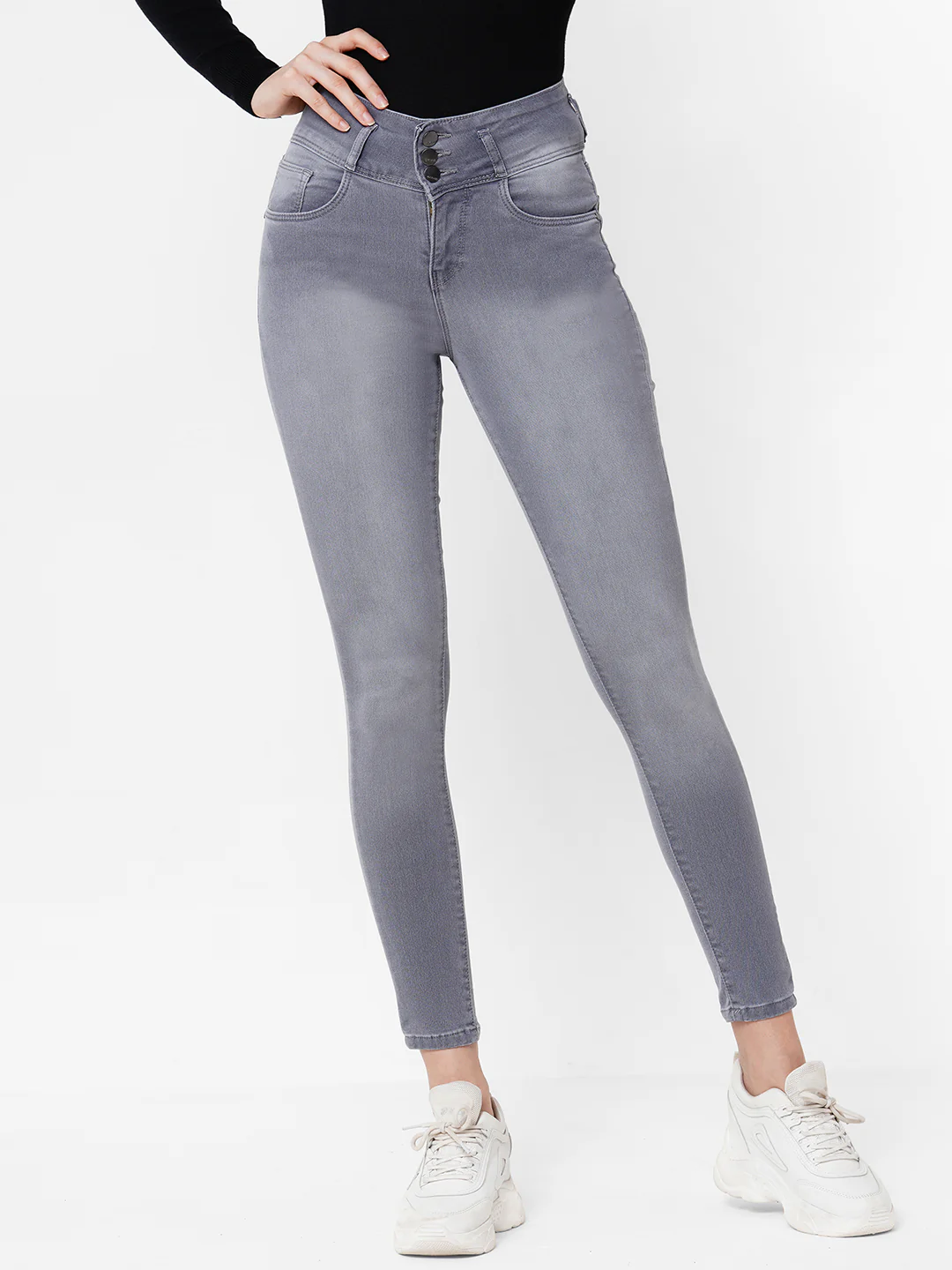 Women High-Rise Skinny Jeans - Image 2