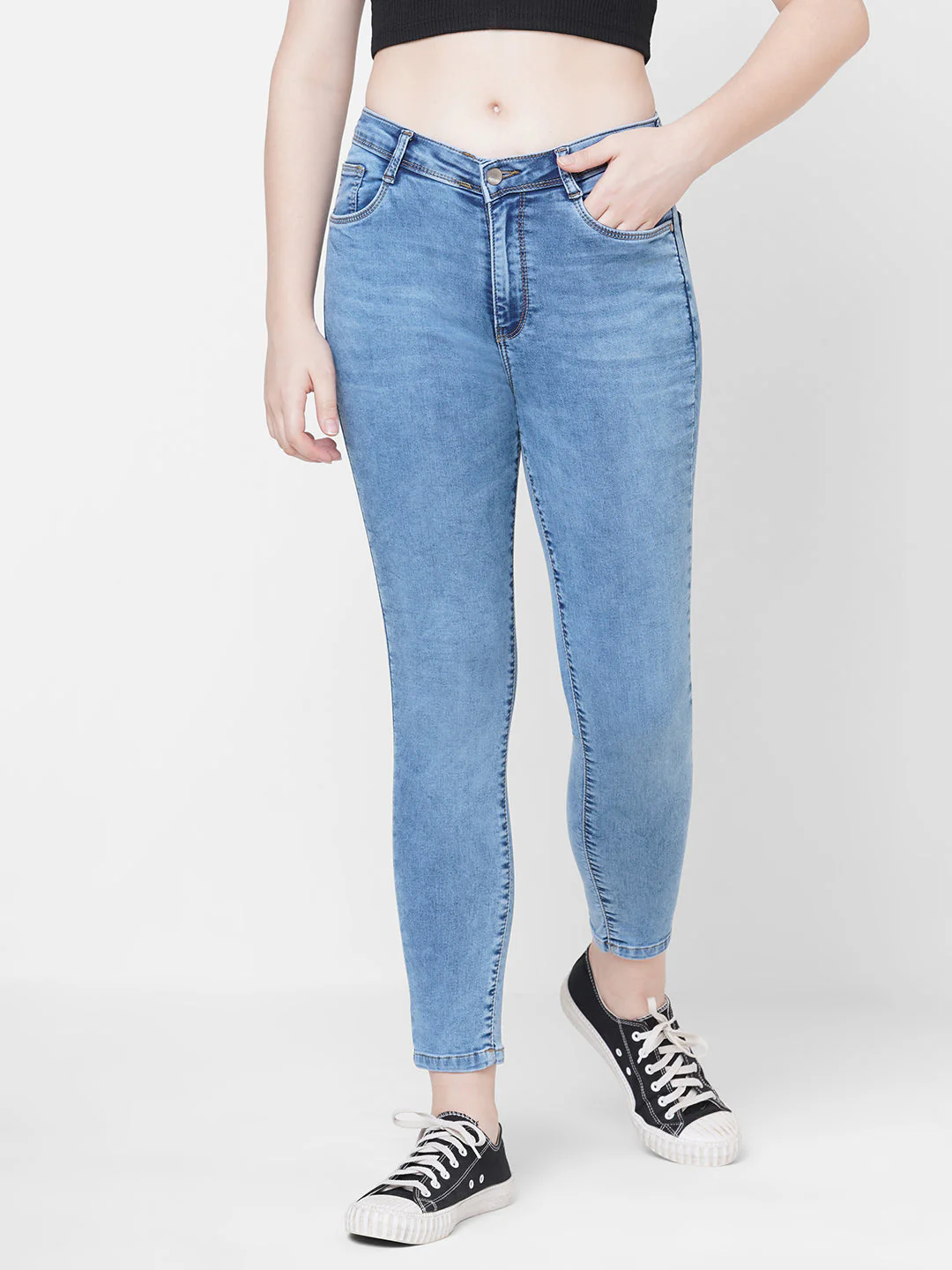 Women High-Rise Skinny Jeans - Image 2