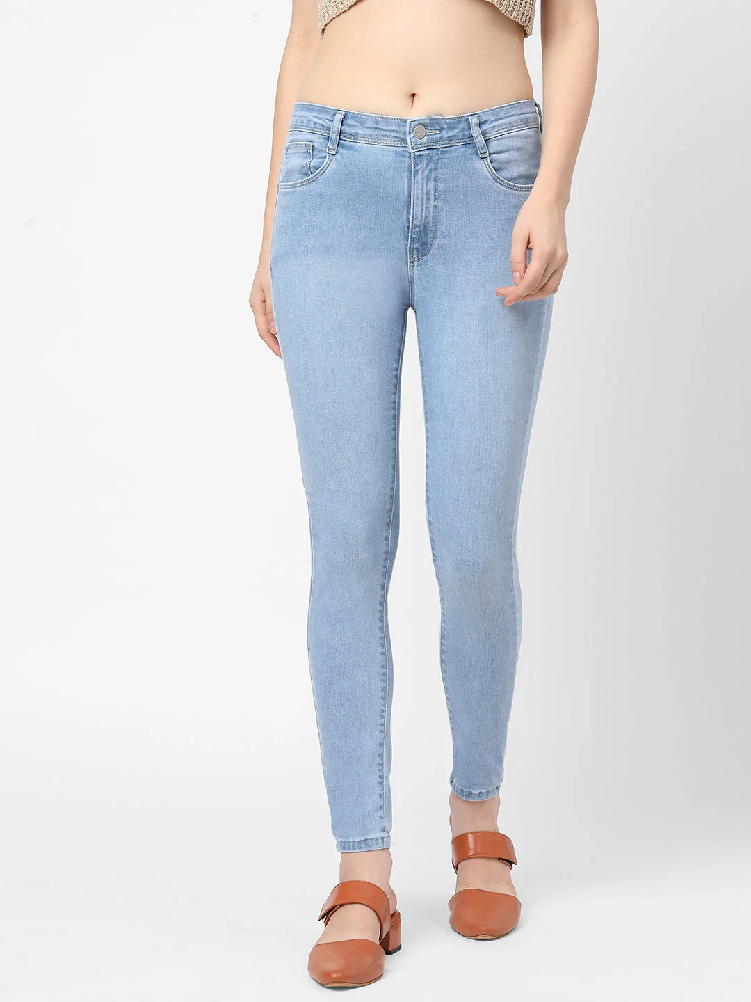 Women High-Rise Skinny Jeans - Image 2