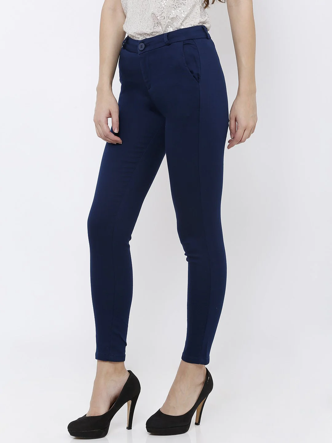 Women High-Rise Skinny Treggings - Image 4