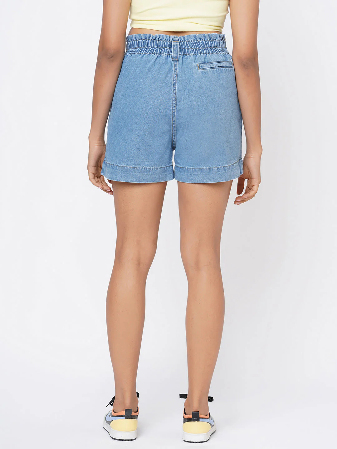 Women High-Rise Slim Fit Shorts - Image 3