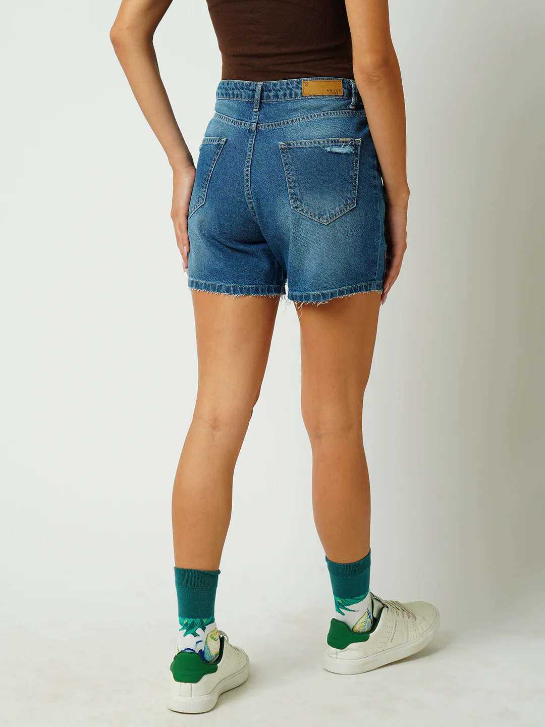 Women High-Rise Slim Shorts - Image 3