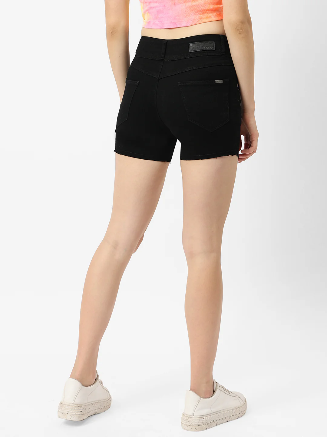 Women High-Rise Slim Shorts - Image 3