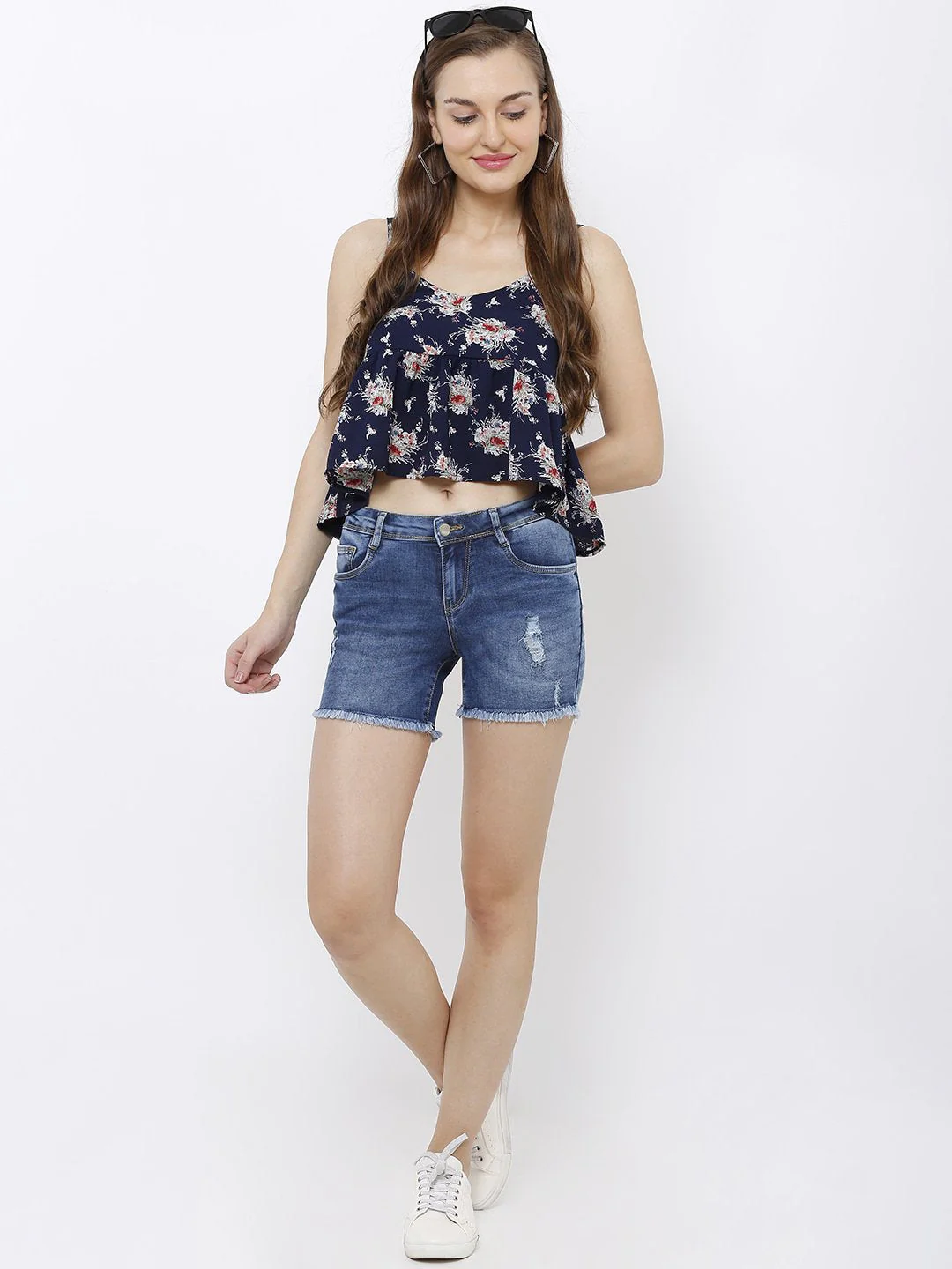 Women High-Rise Slim Shorts