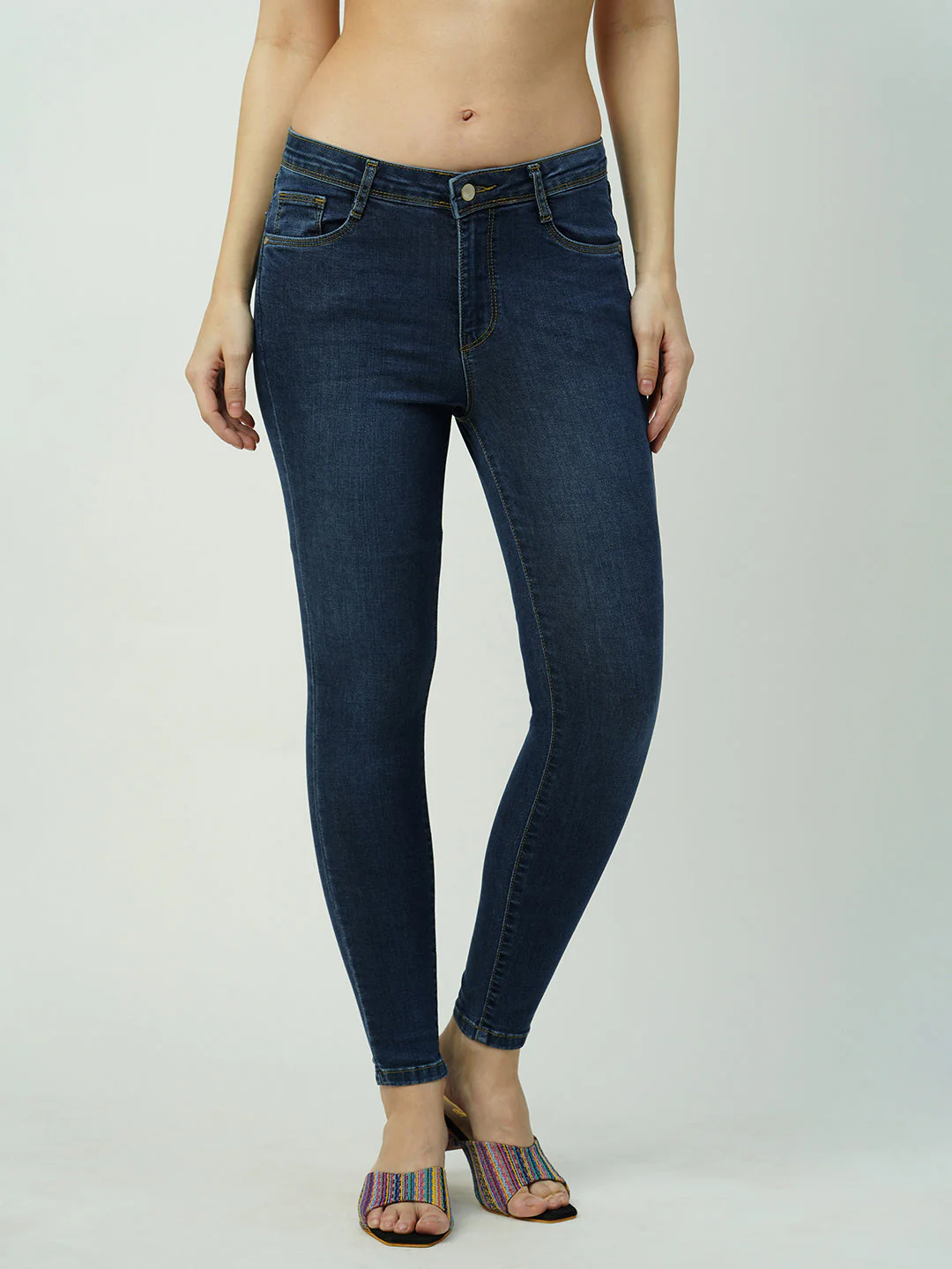 Women High-Rise Slim Skinny Jeans - Image 2