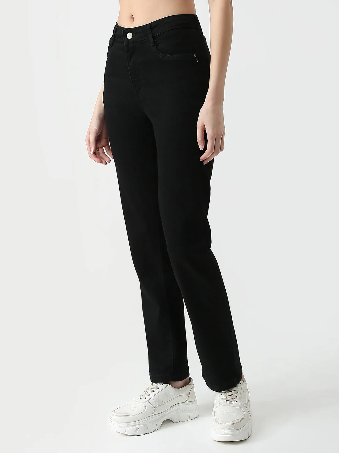 Women High-Rise Slim Straight Fit Jeans - Image 7