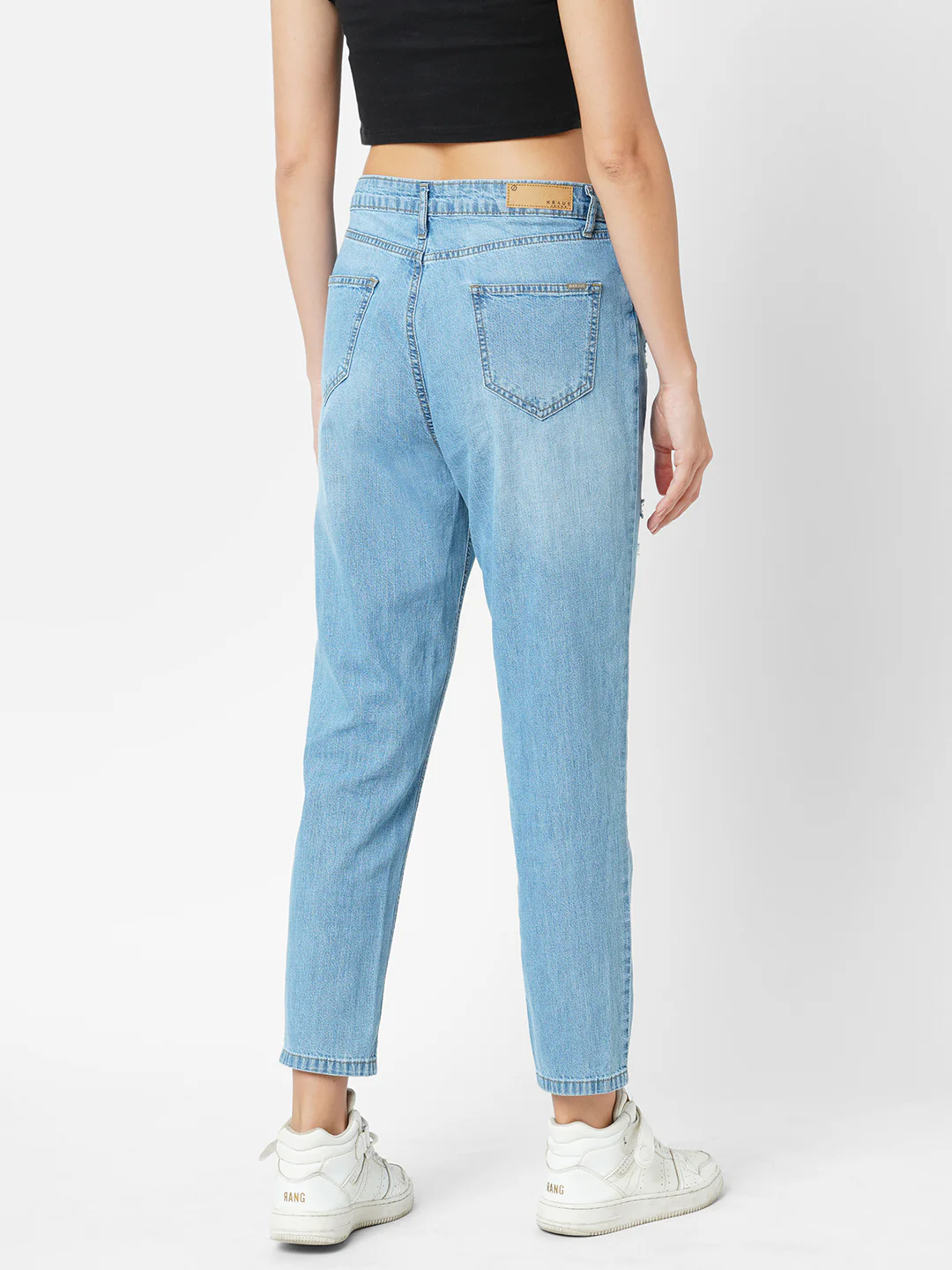 Women High-Rise Slim Straight Fit Jeans - Image 3