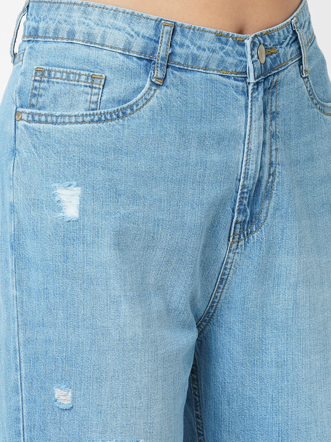 Women High-Rise Slim Straight Fit Jeans - Image 5