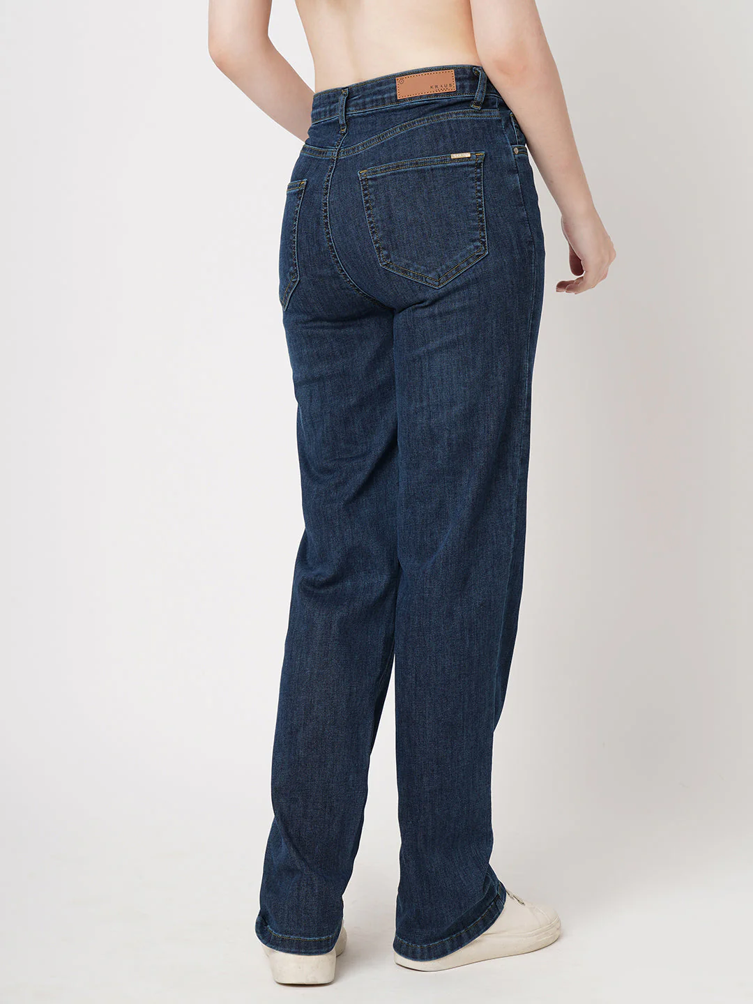 Women High-Rise Slim Straight Jeans - Image 3