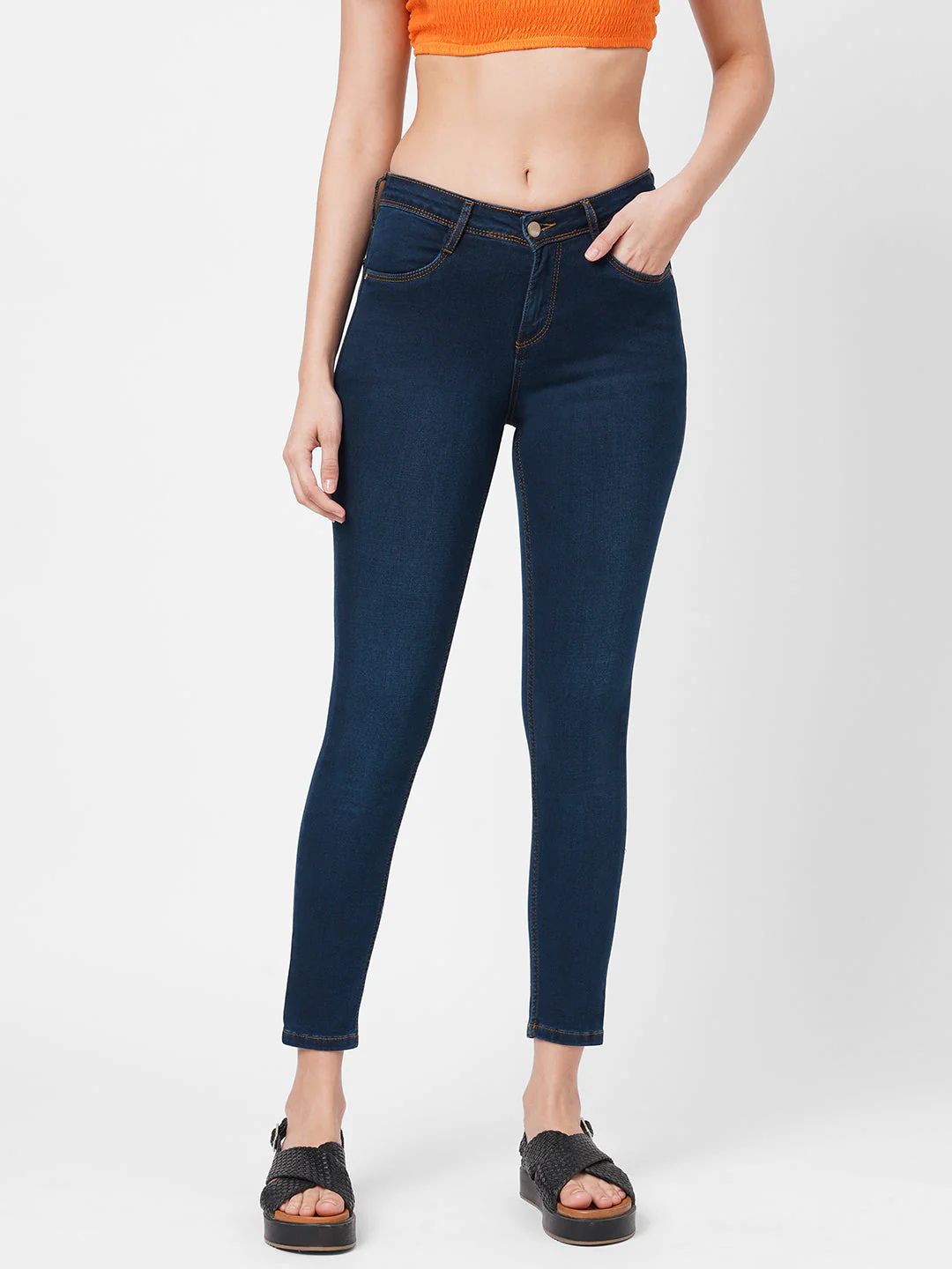 Women High-Rise Slimming Jeans - Image 2