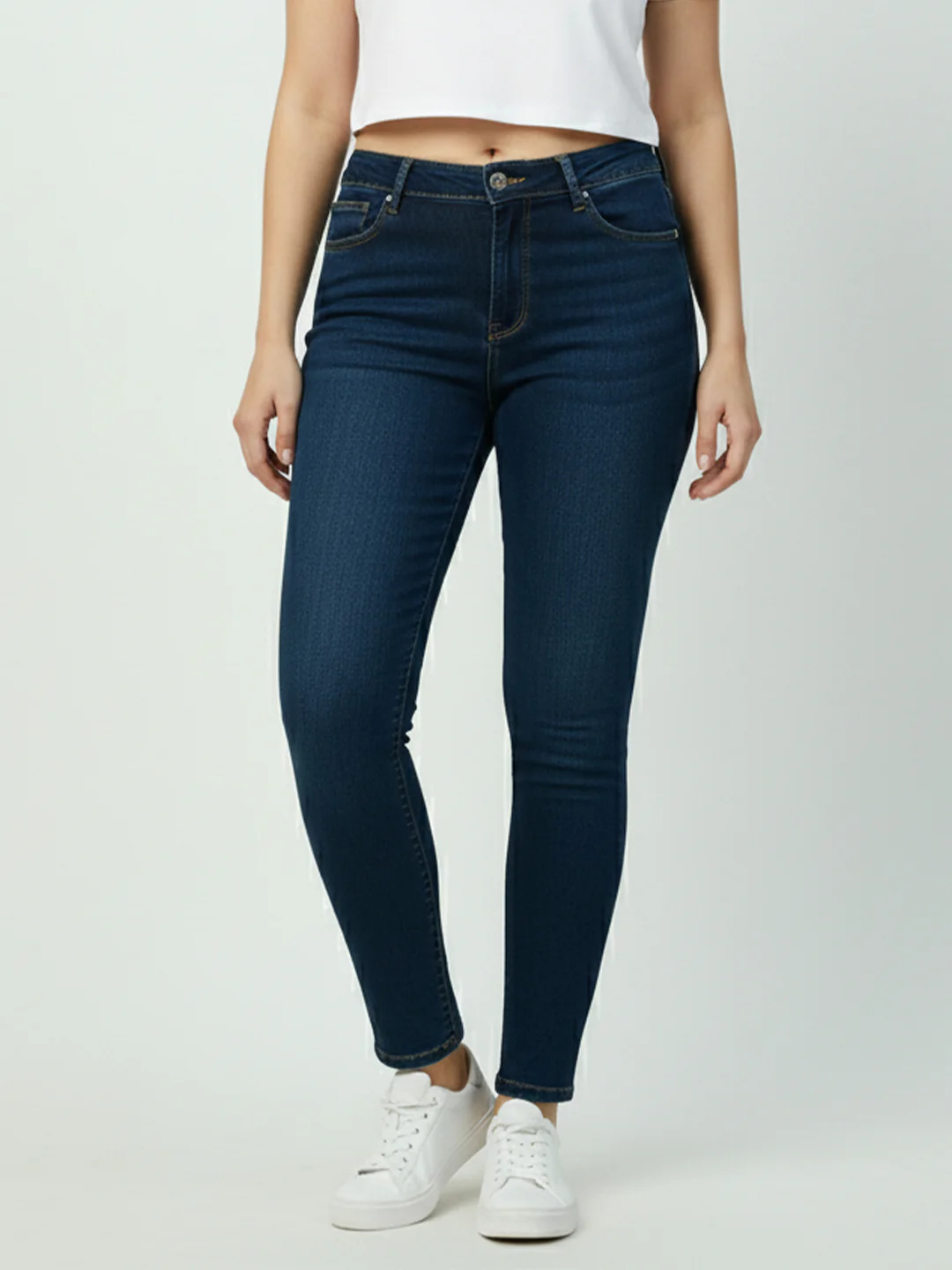 Women High-Rise Slimming Skinny Fit Jeans - Image 2