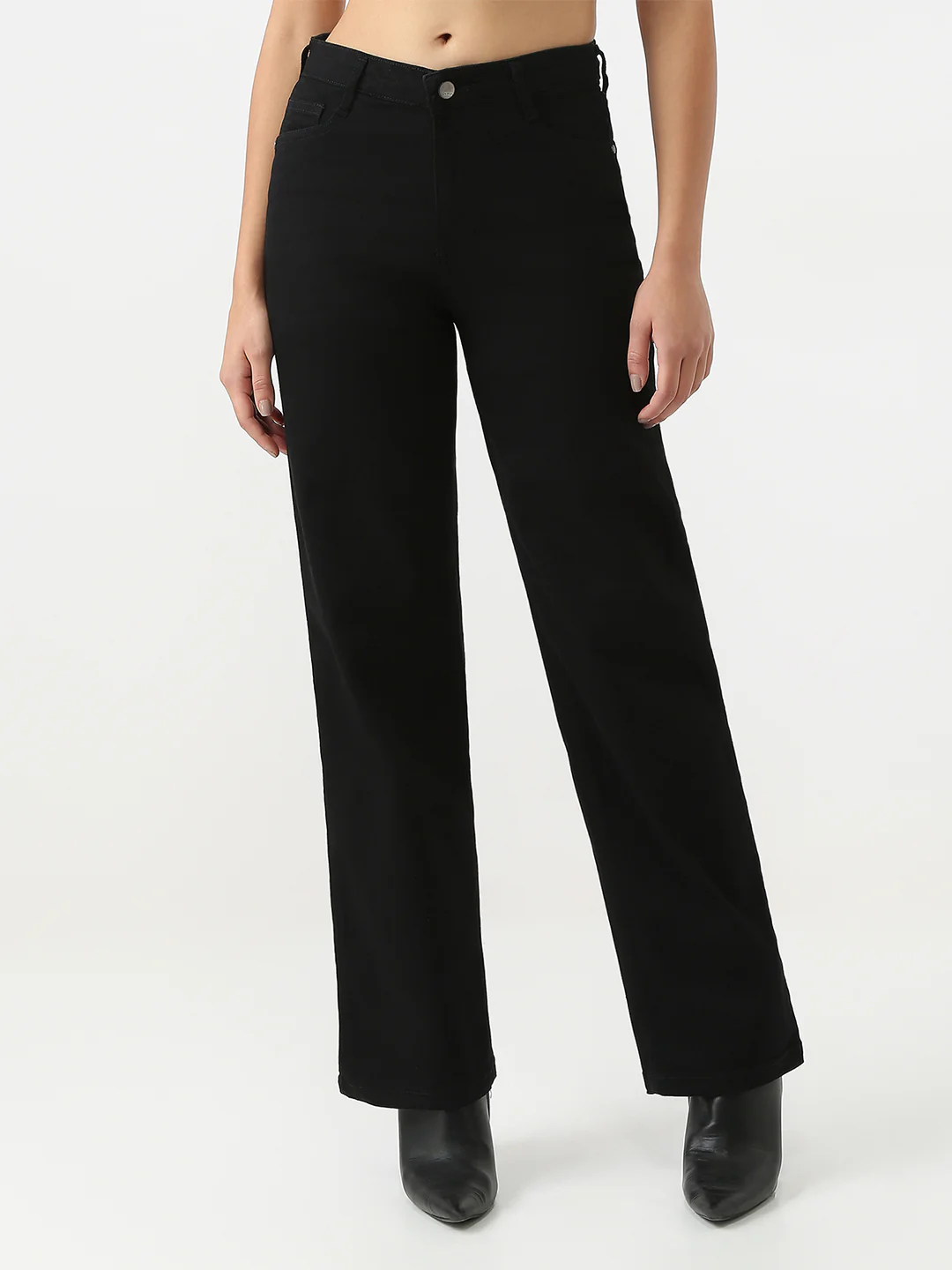 Women High-Rise Straight Fit Jeans - Image 2