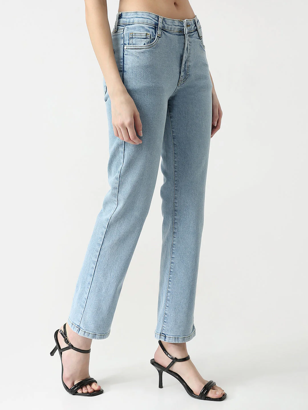 Women High-Rise Straight Fit Jeans - Image 6