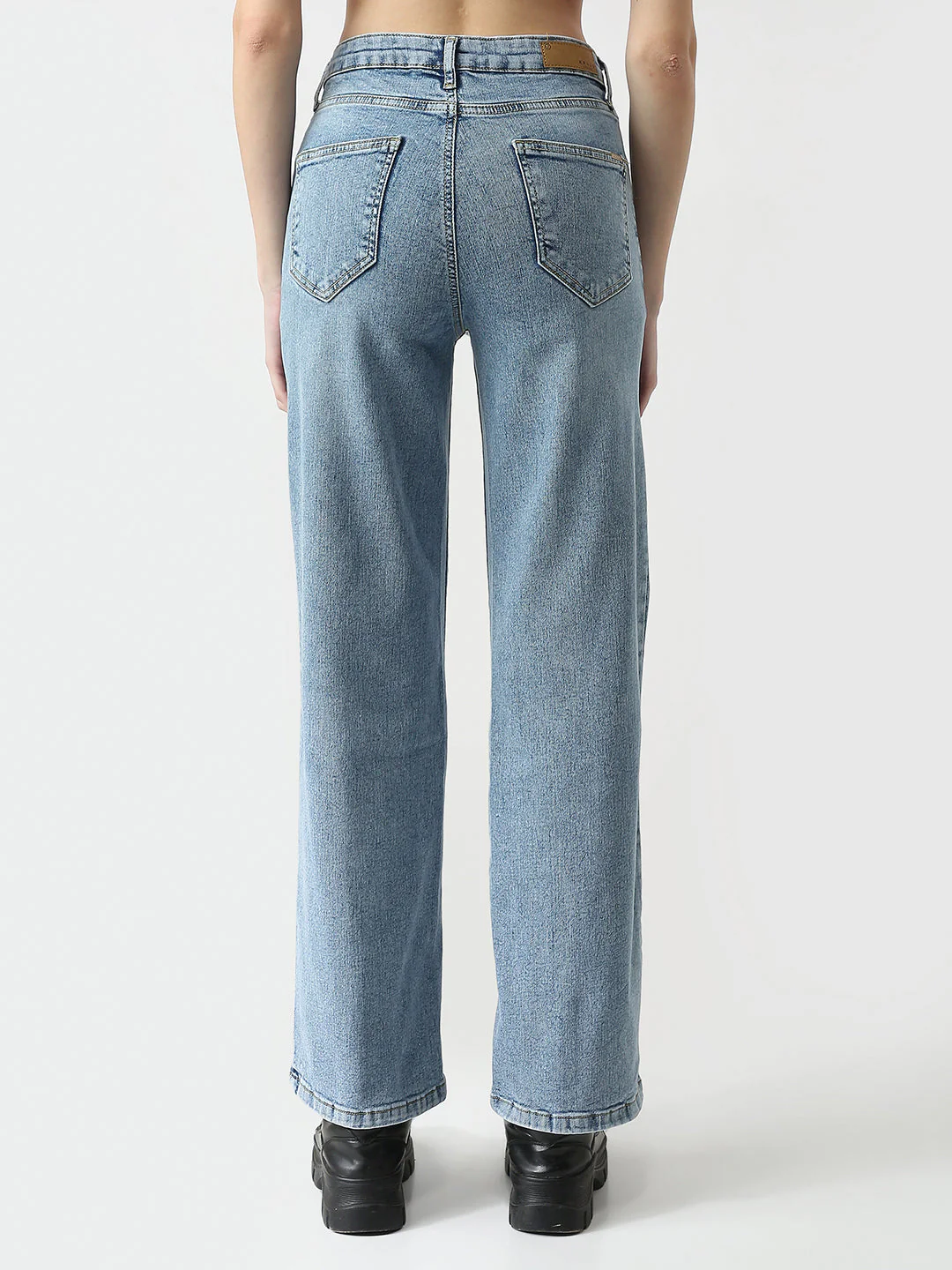 Women High-Rise Straight Fit Jeans - Image 3