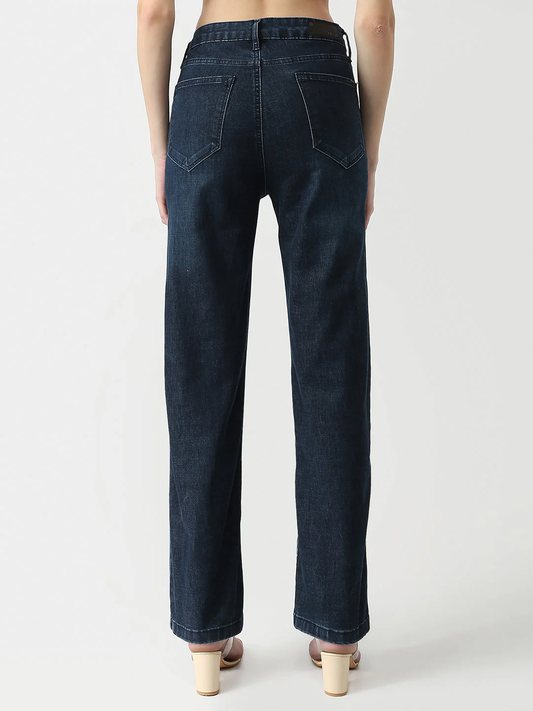 Women High-Rise Straight Fit Jeans - Image 3