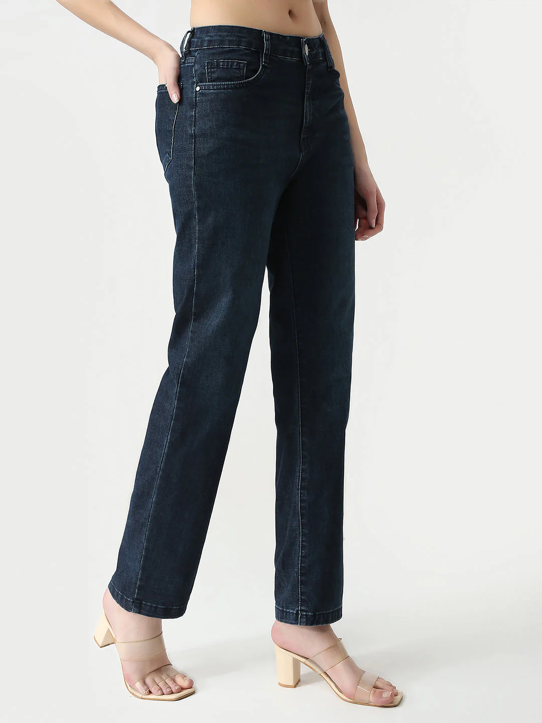 Women High-Rise Straight Fit Jeans - Image 6