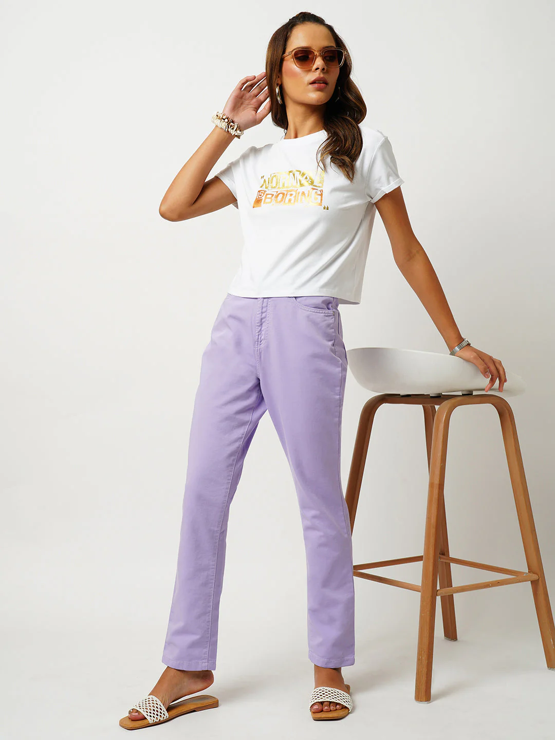 Women High-Rise Straight Fit Jeans