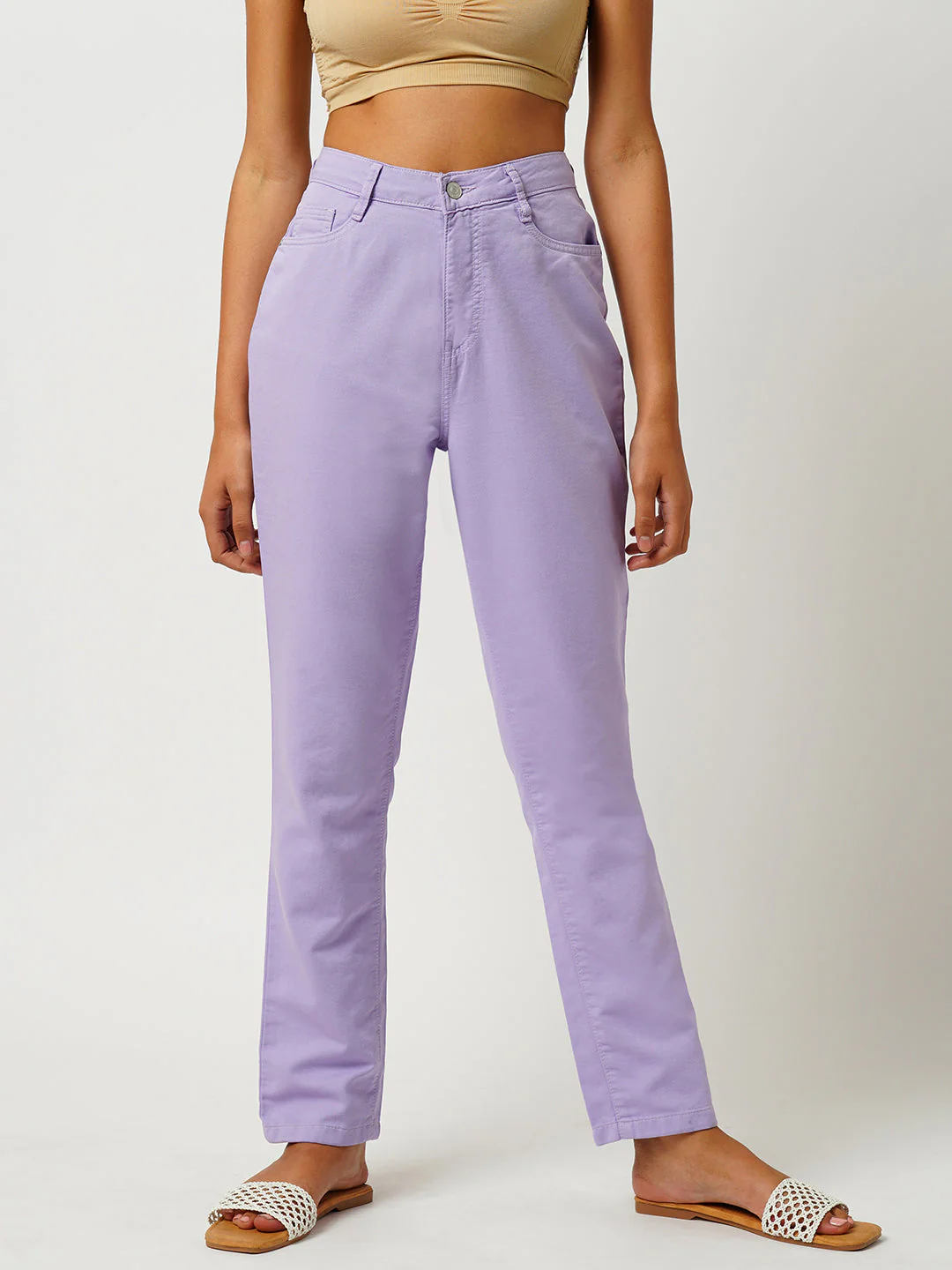 Women High-Rise Straight Fit Jeans - Image 2