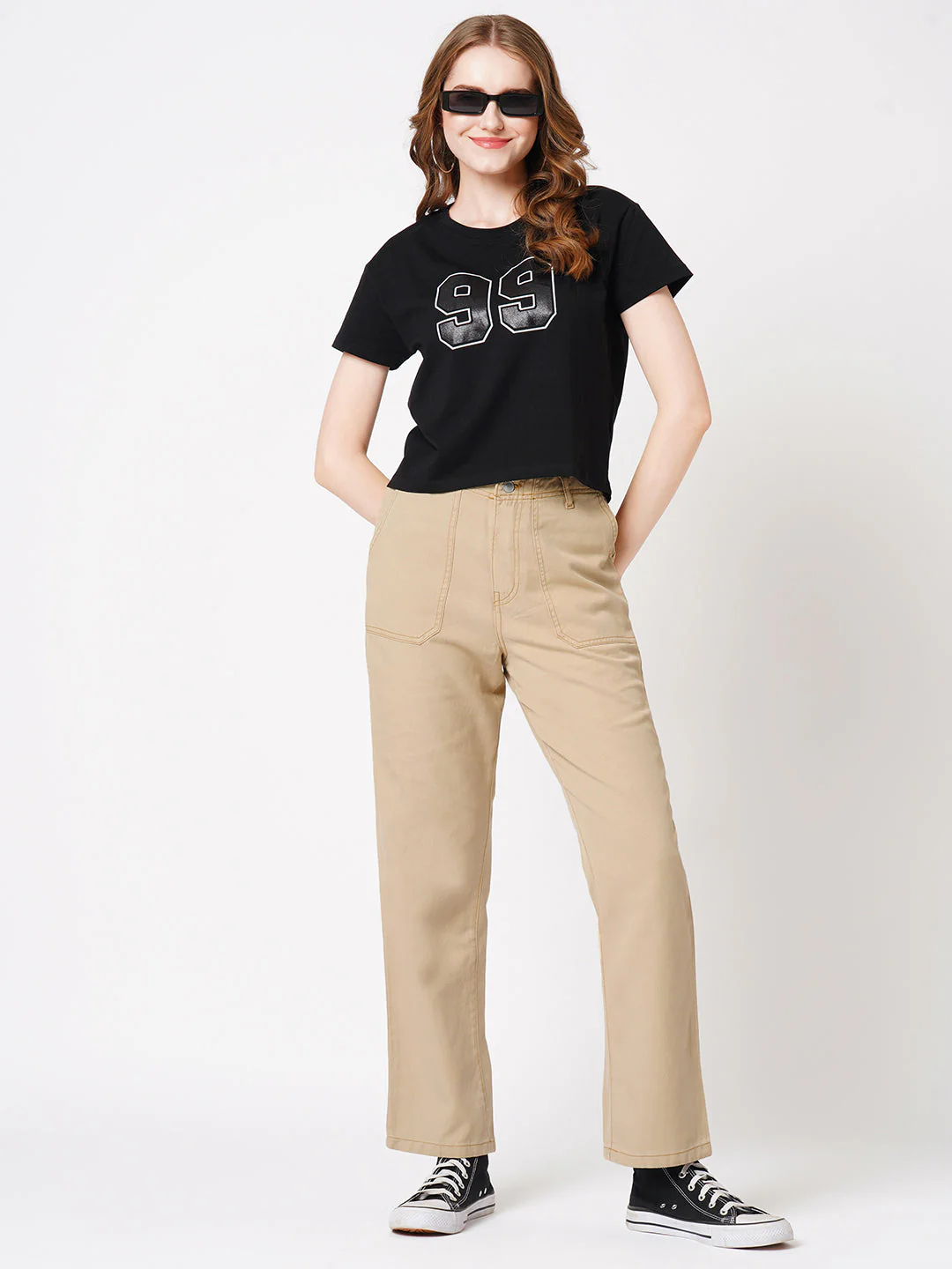 Women High-Rise Straight Fit Jeans - Image 3