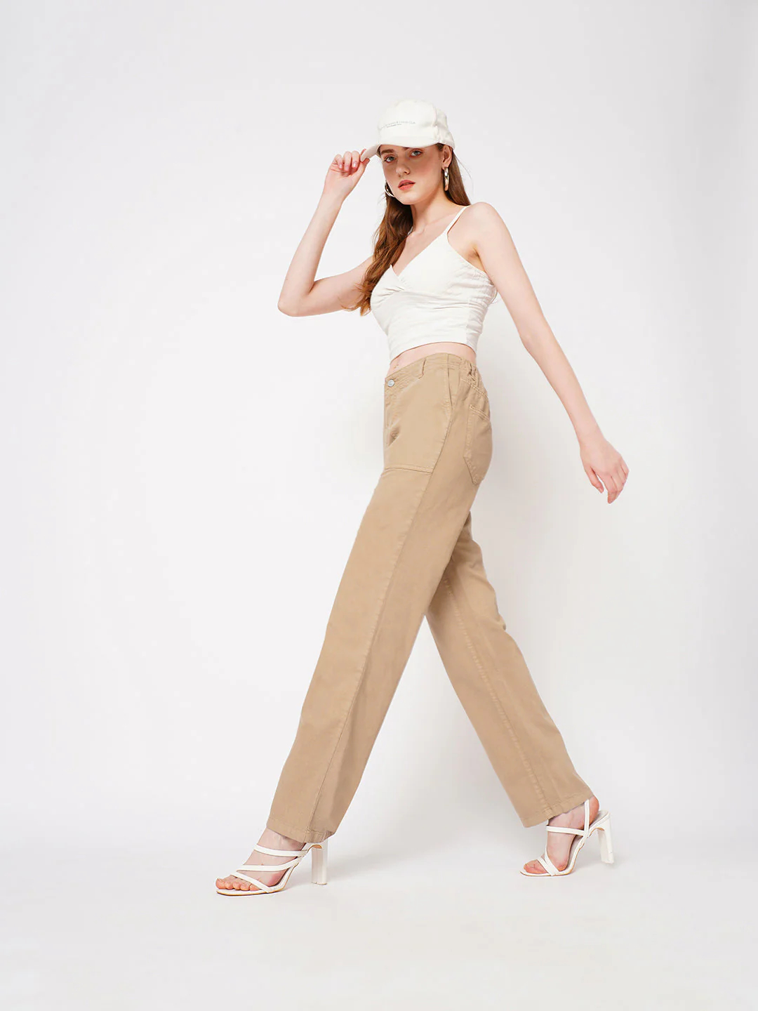 Women High-Rise Straight Fit Jeans