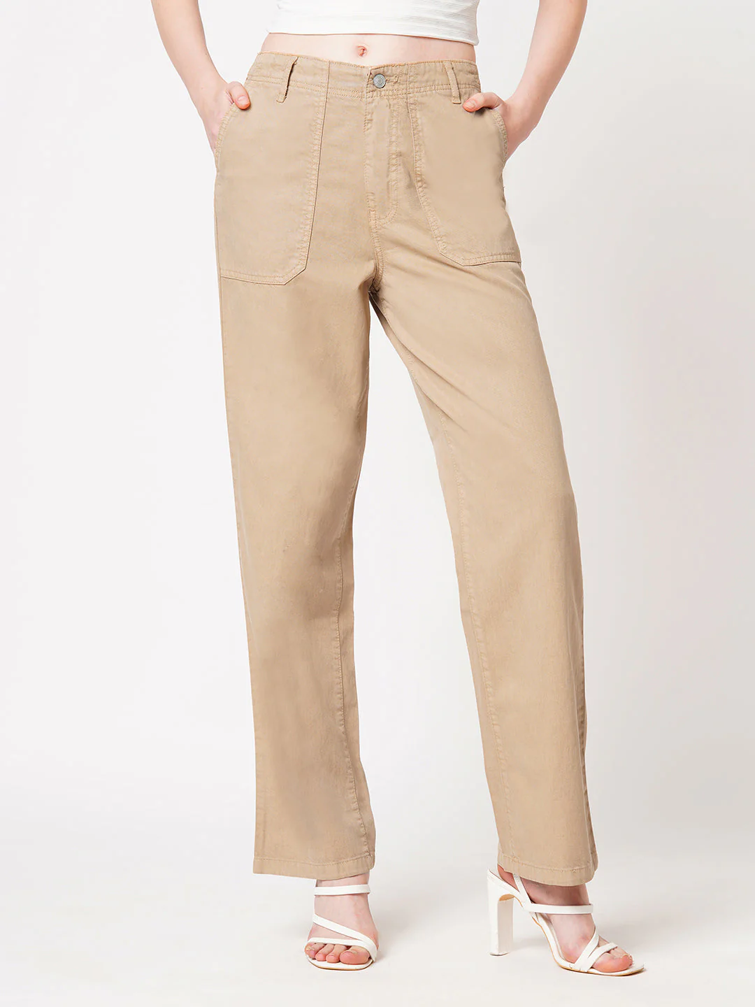 Women High-Rise Straight Fit Jeans - Image 2