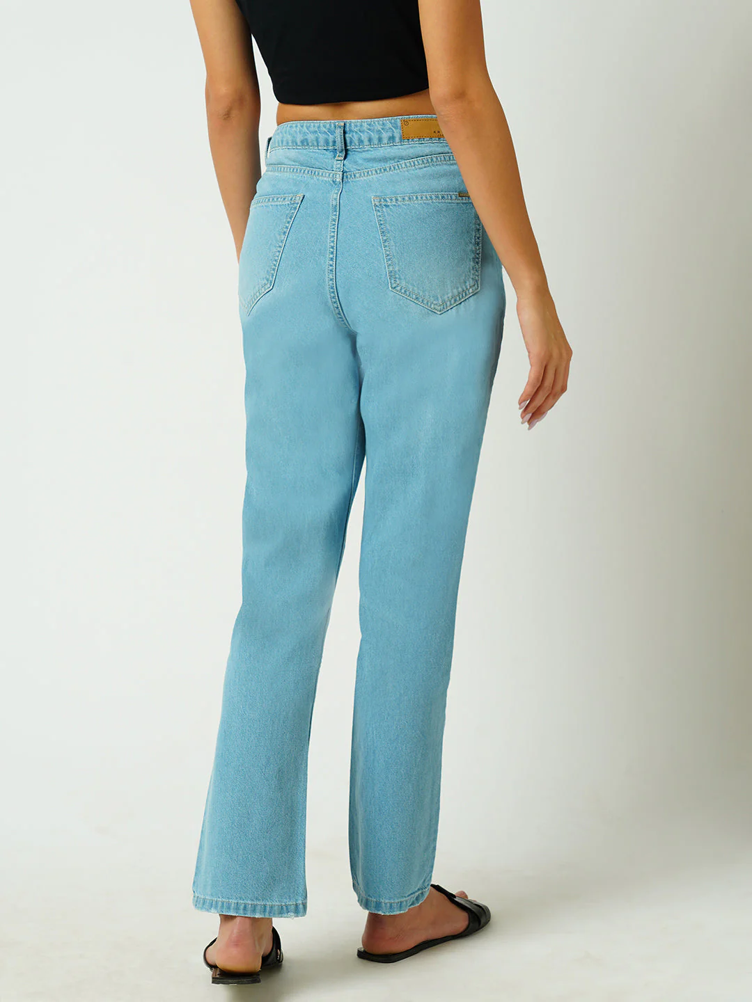 Women High-Rise Straight Fit Jeans - Image 3