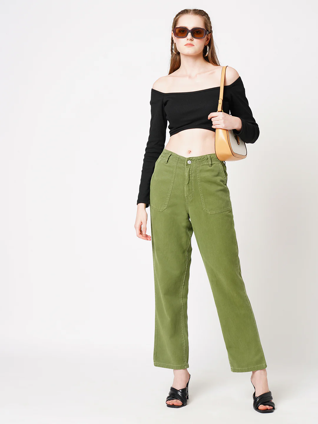 Women High-Rise Straight Jeans