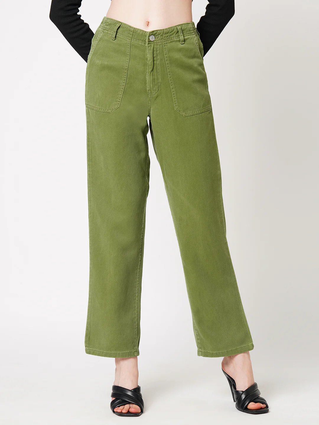 Women High-Rise Straight Jeans - Image 2