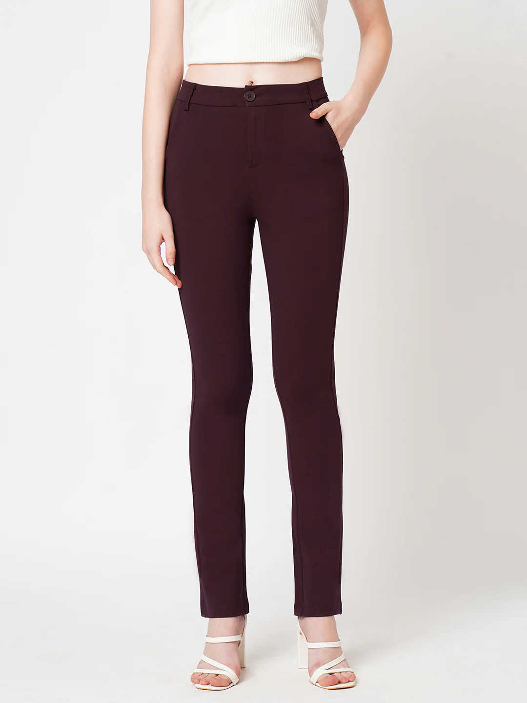Women High-Rise Straight Treggings - Image 2