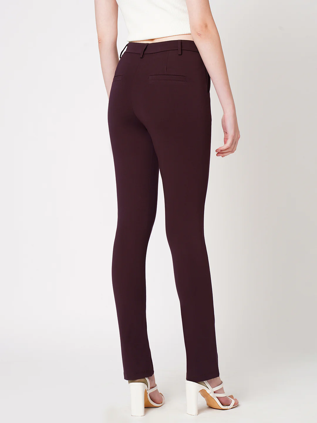 Women High-Rise Straight Treggings - Image 3