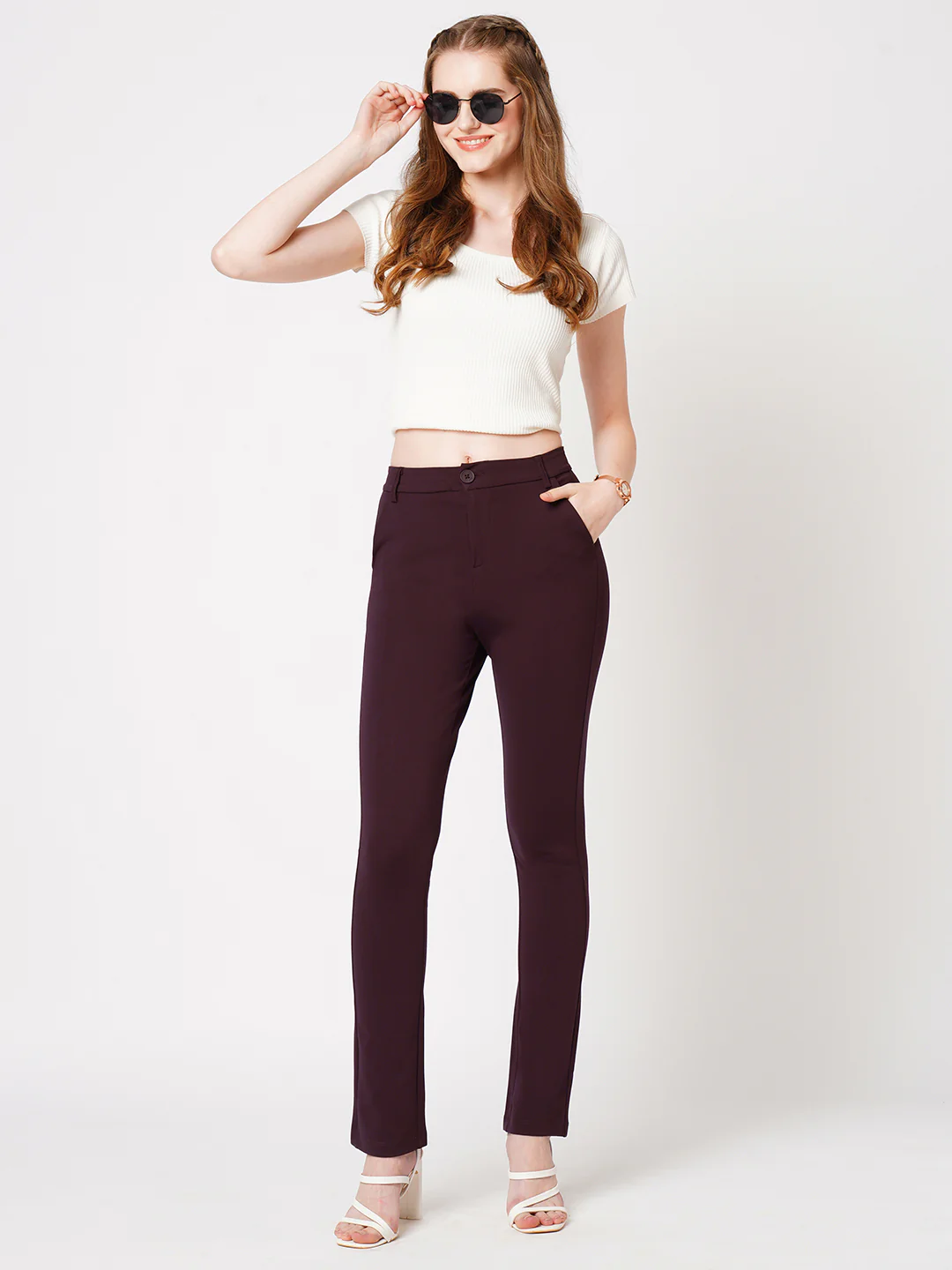 Women High-Rise Straight Treggings - Image 4