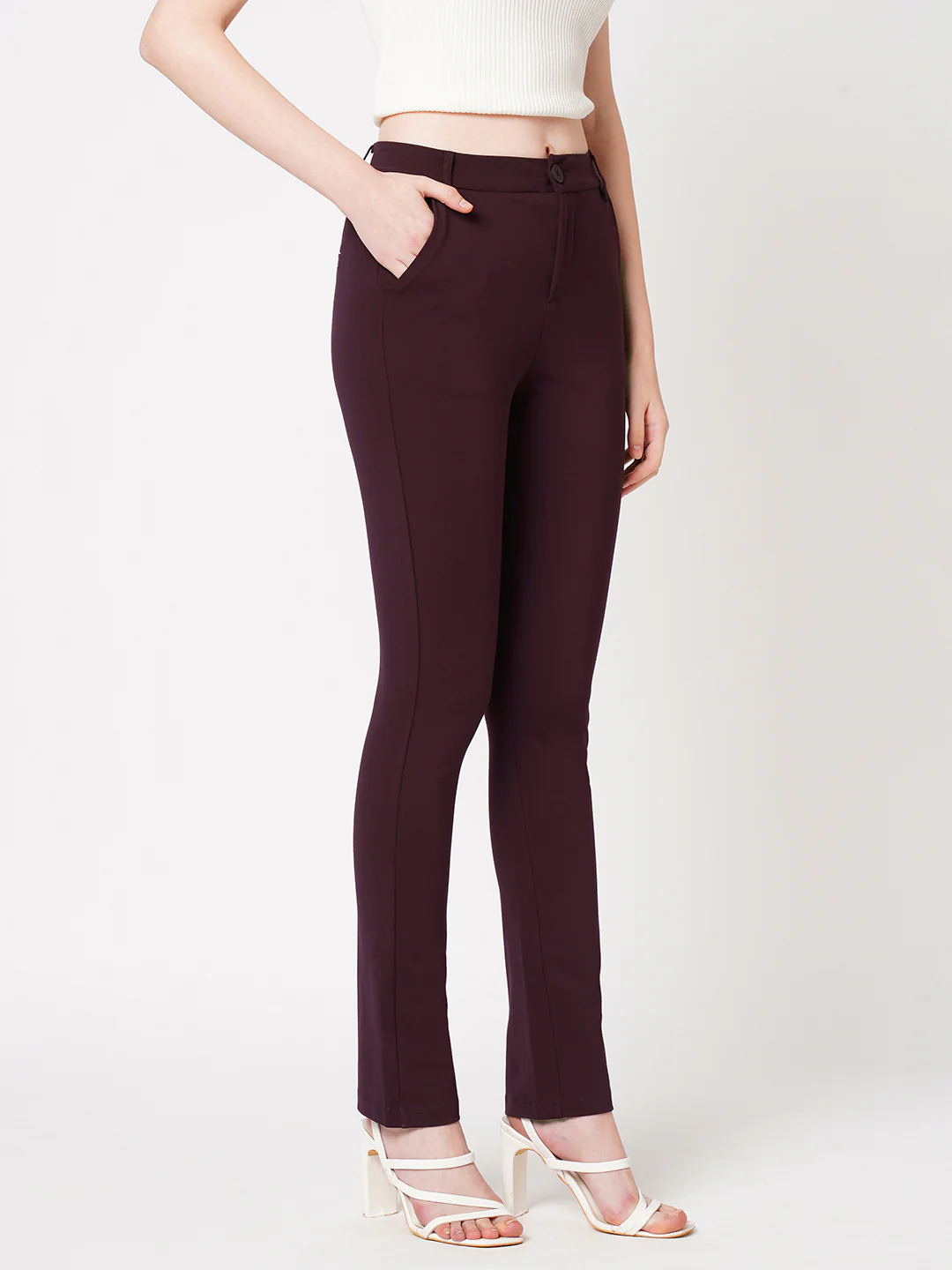 Women High-Rise Straight Treggings - Image 5