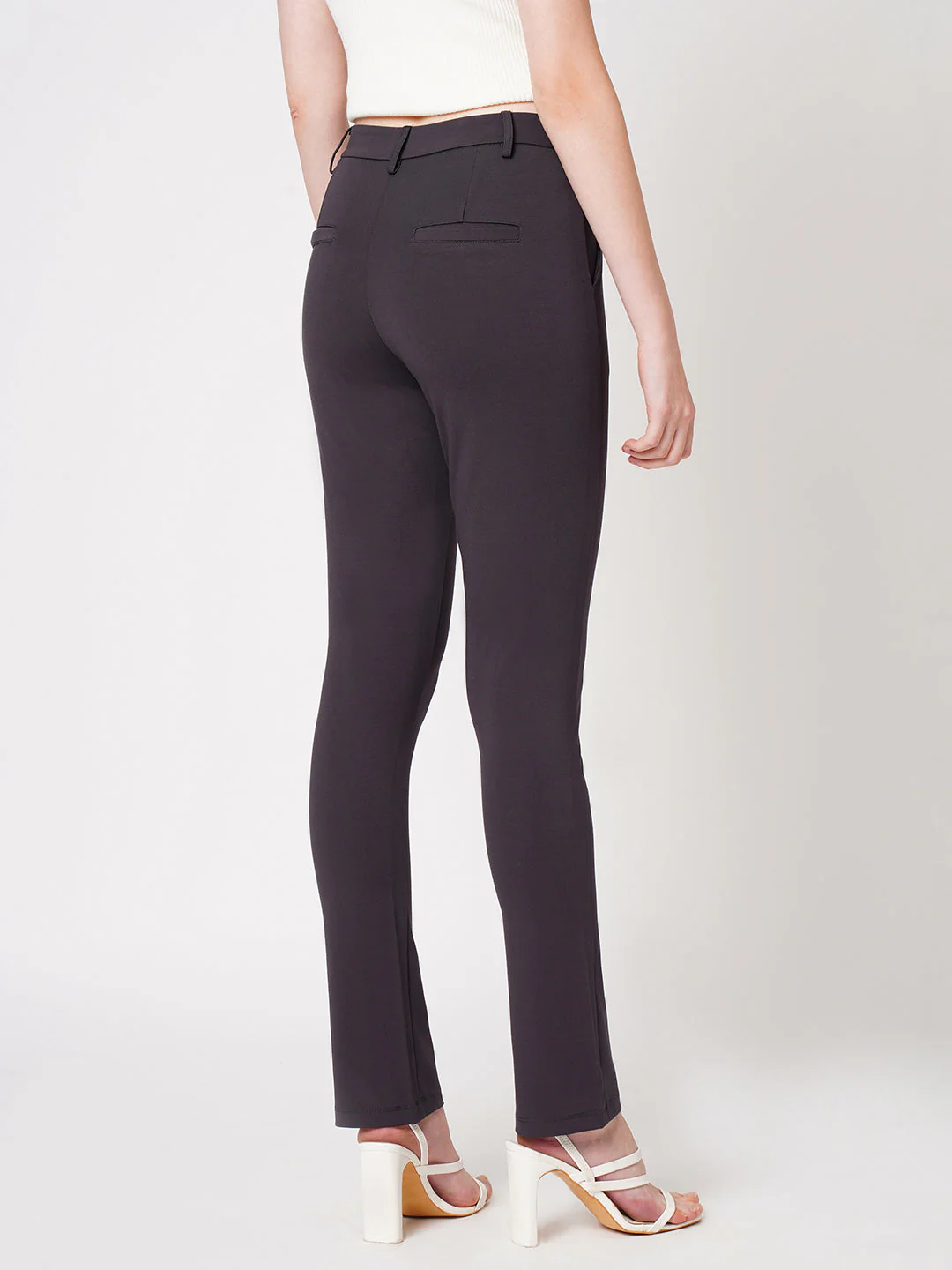 Women High-Rise Straight Treggings - Image 3