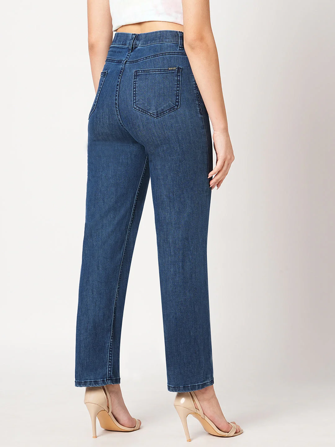 Women High-Rise Straight Treggings - Image 3
