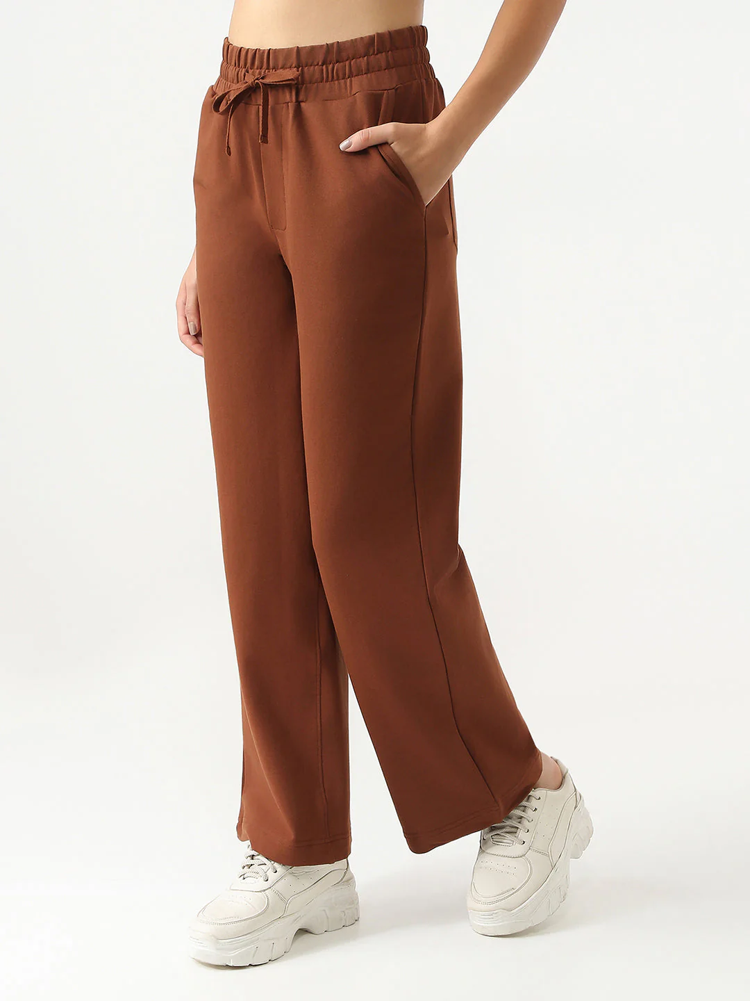 Women Sepia High-Rise Treggings - Image 4