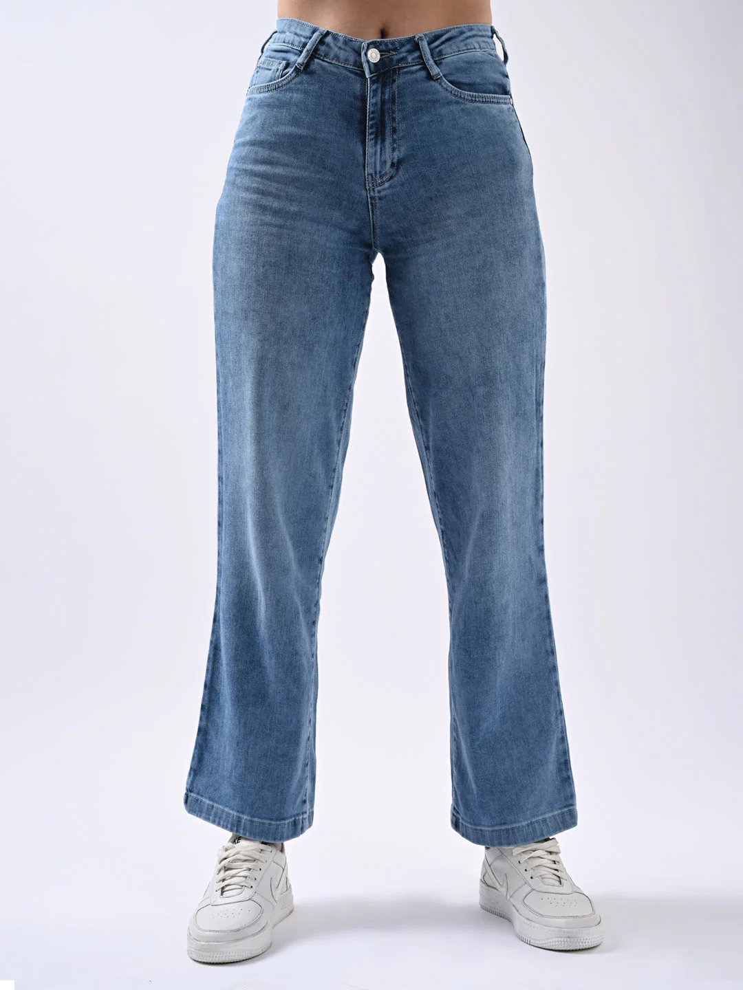 Women High-Rise Wide Leg Jeans - Image 2