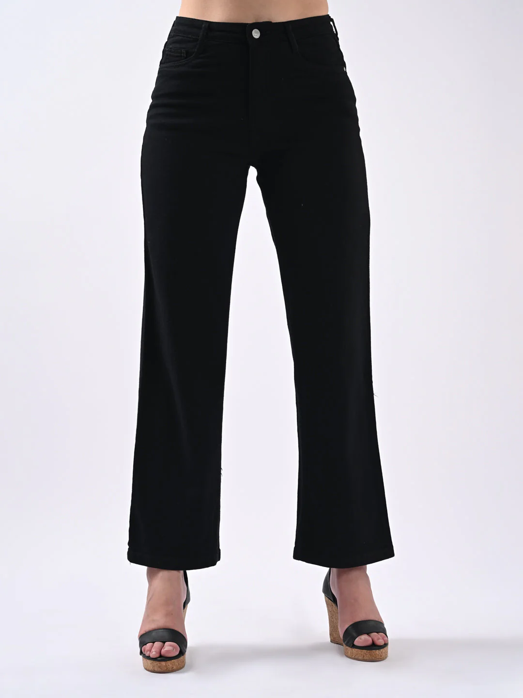 Women High-Rise Wide Leg Jeans - Image 2