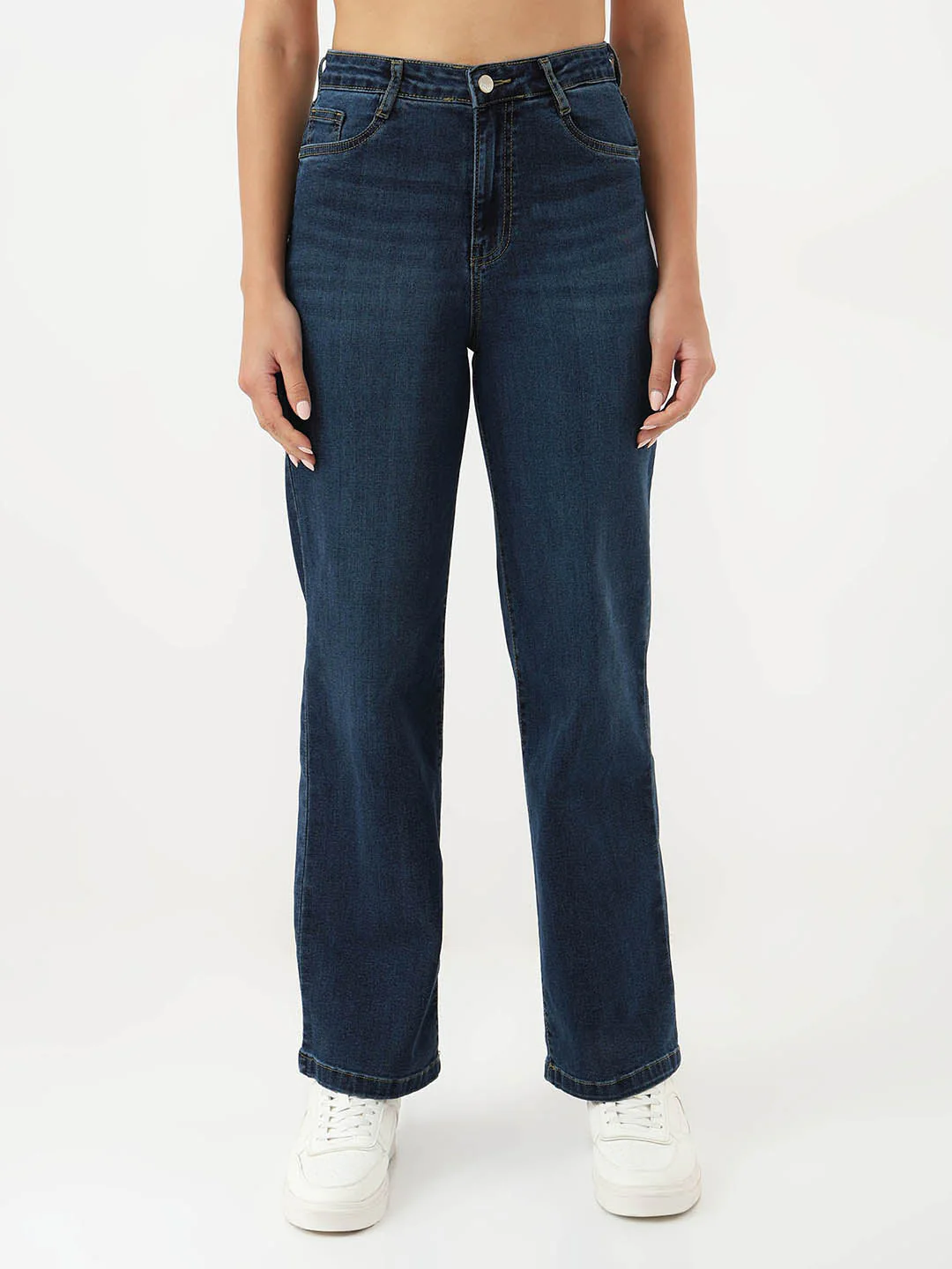 Women High-Rise Wide Leg Jeans - Image 2