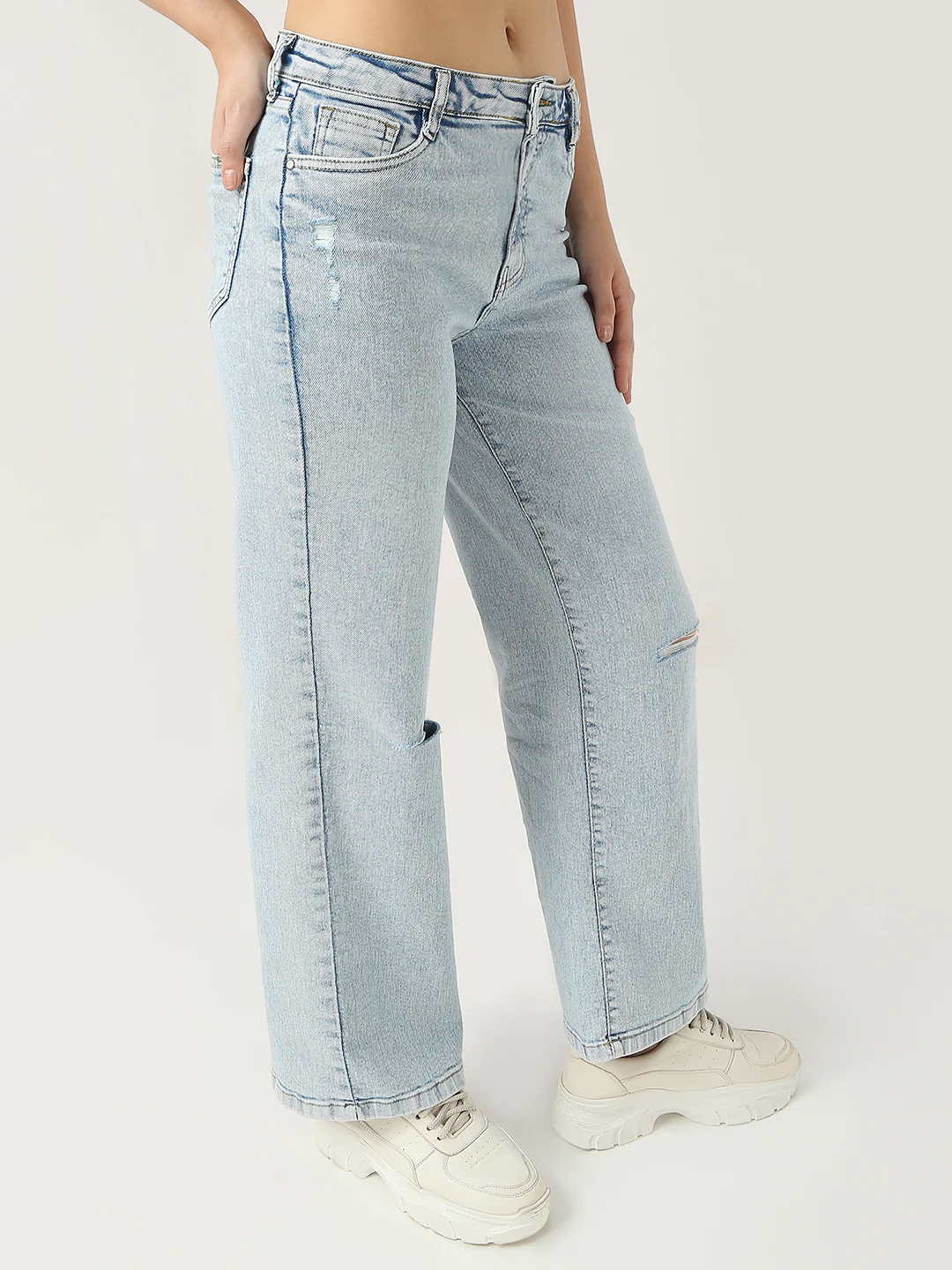 Women High-Rise Wide Leg Jeans - Image 5