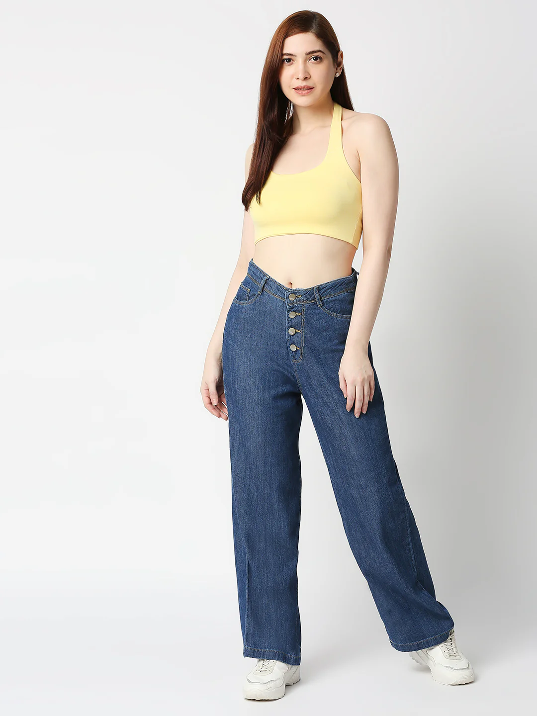 Women High-Rise Wide Leg Jeans - Image 2