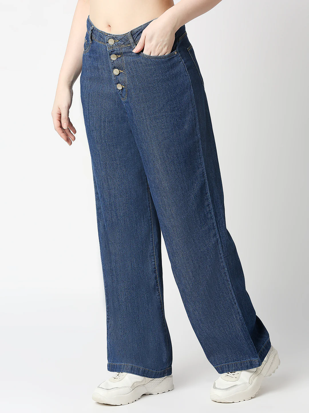 Women High-Rise Wide Leg Jeans - Image 5