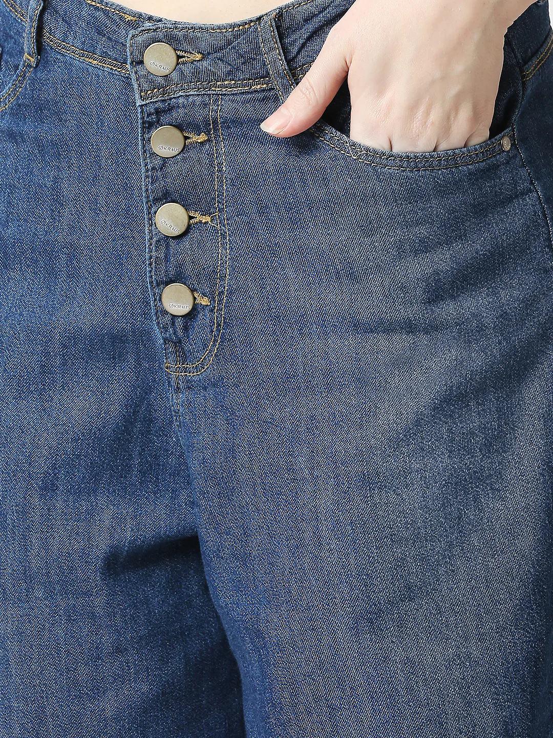 Women High-Rise Wide Leg Jeans - Image 6