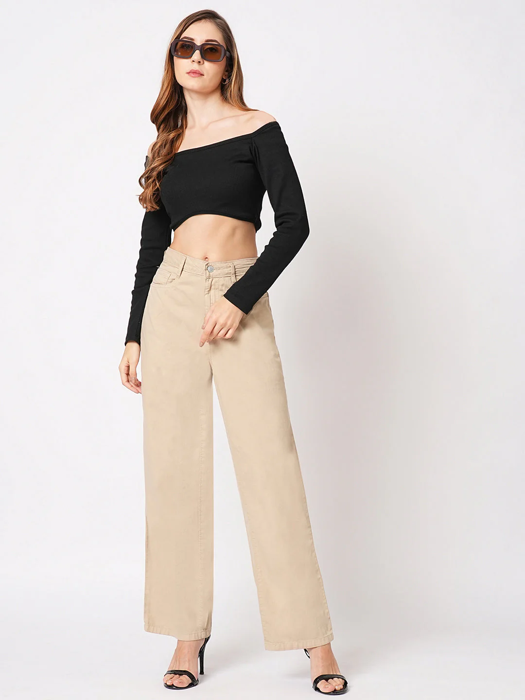 Women High-Rise Wide Leg Jeans - Image 4