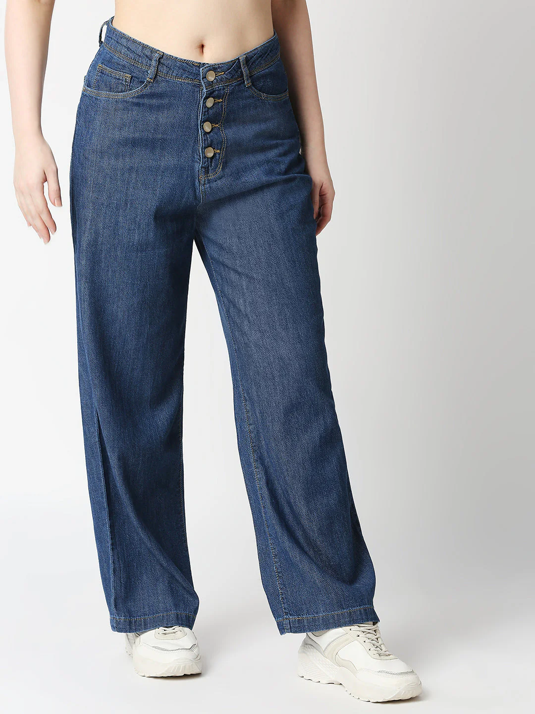 Women High-Rise Wide Leg Jeans - Image 4