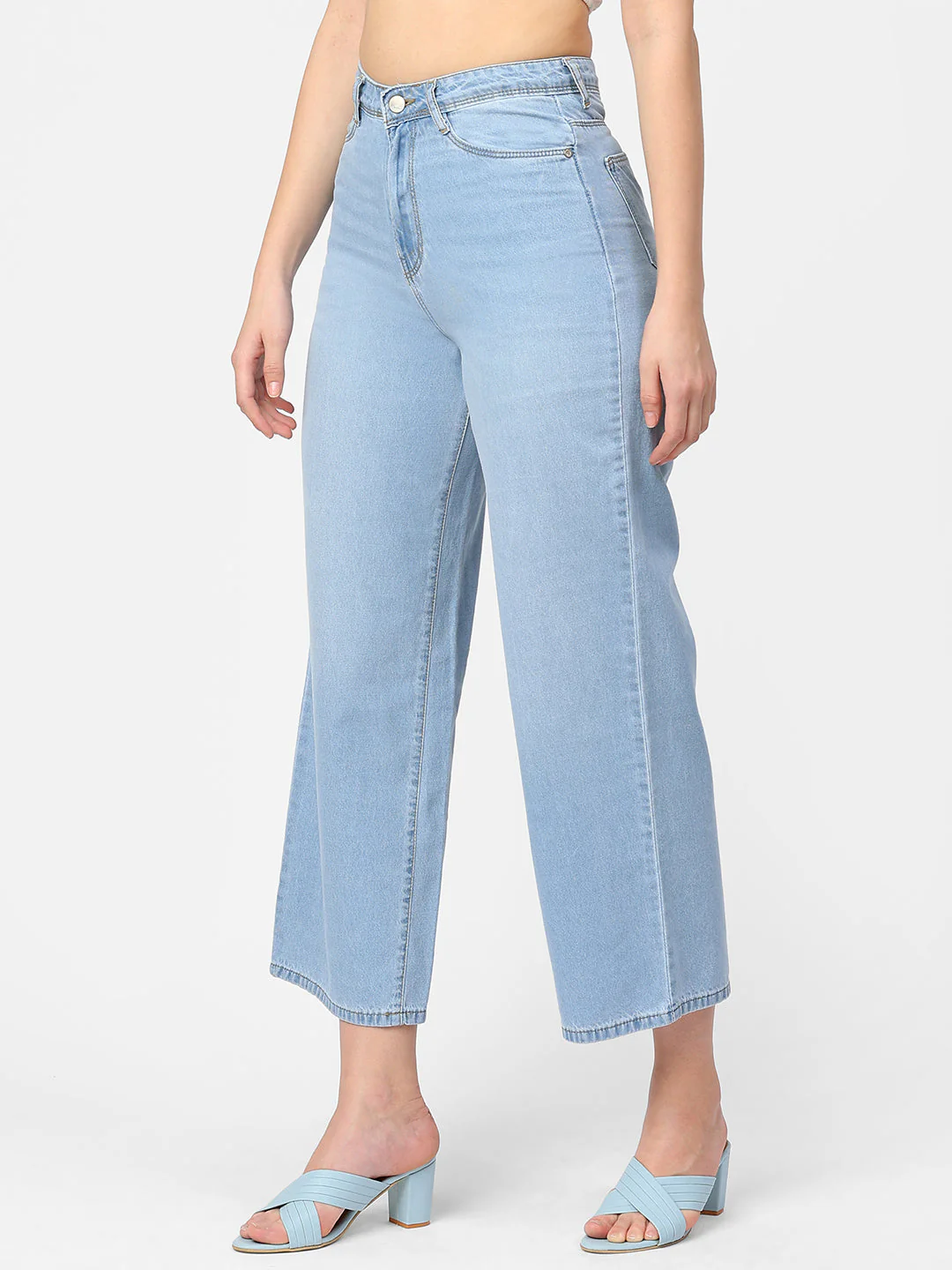 Women High-Rise Wide Leg Jeans - Image 6